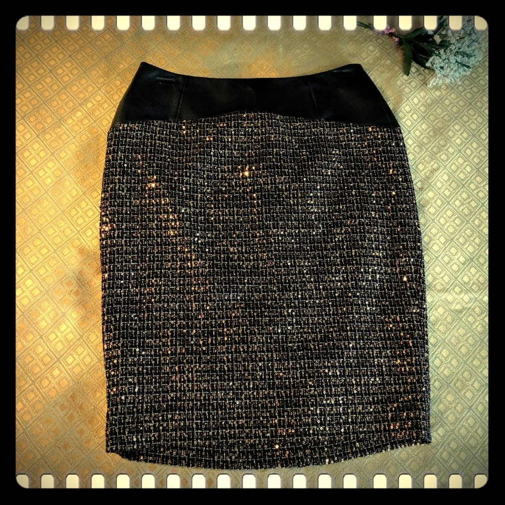 The Limited Sequin Pencil Skirt 2